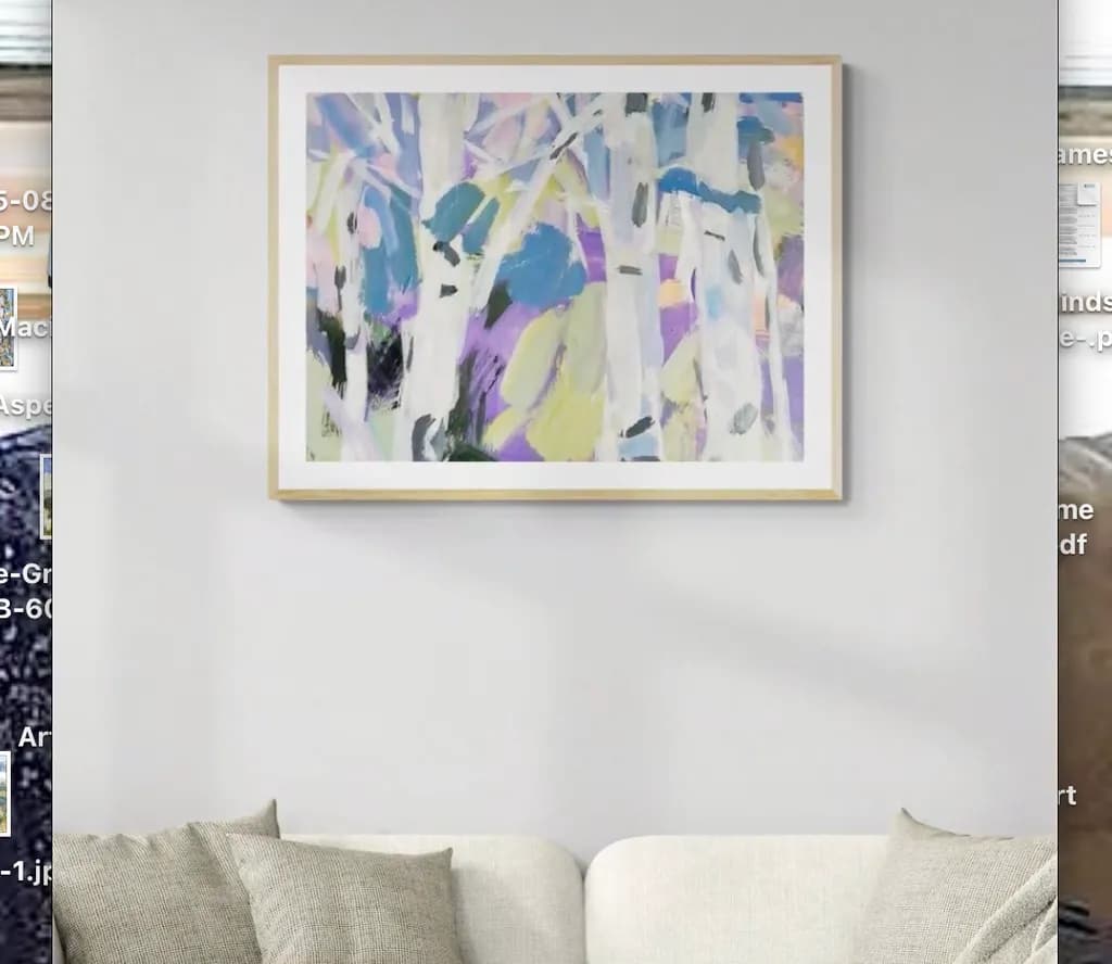 Whispers of Color: An Abstract Journey Through Modern Nature