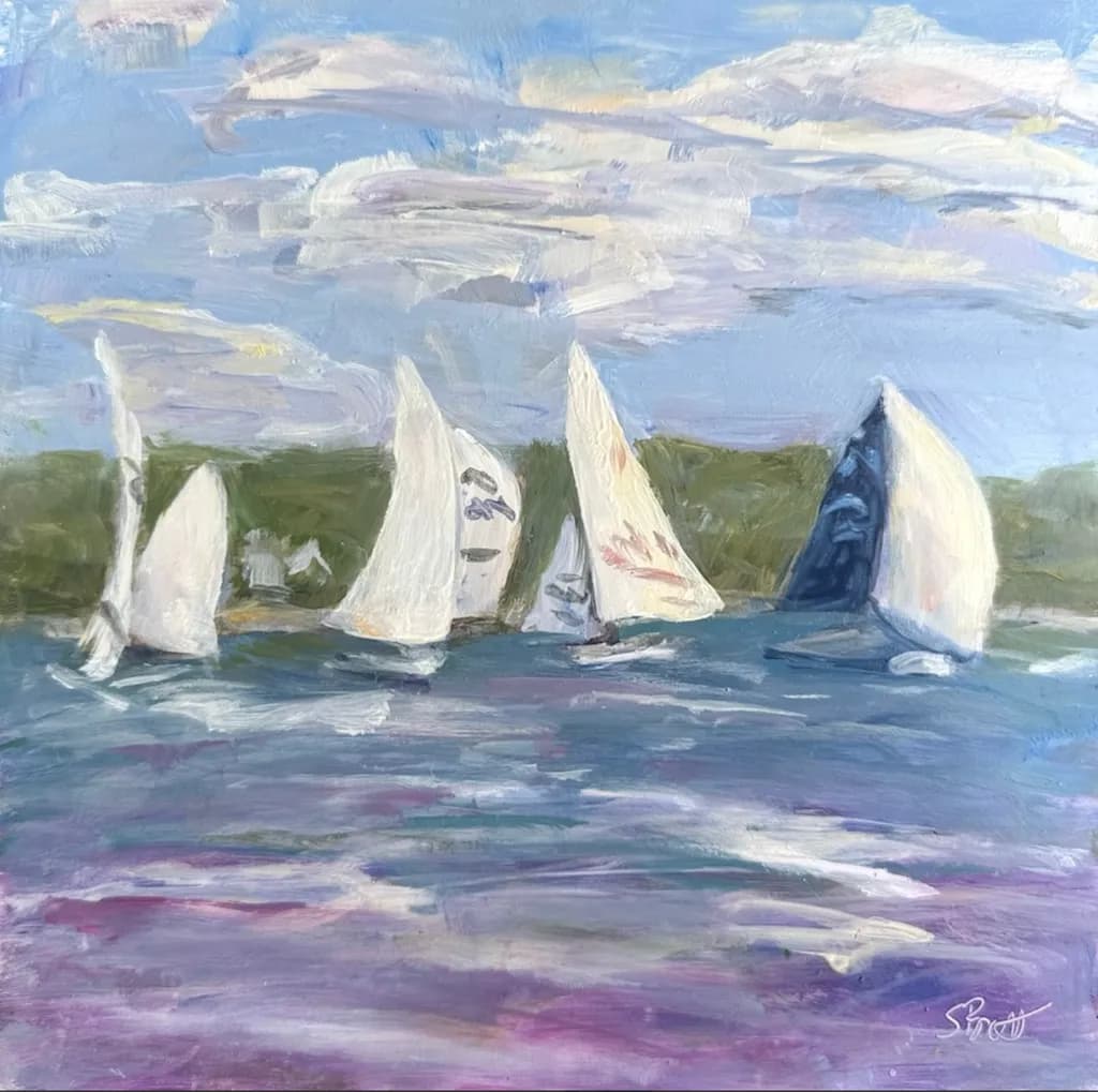 Regatta and Clouds