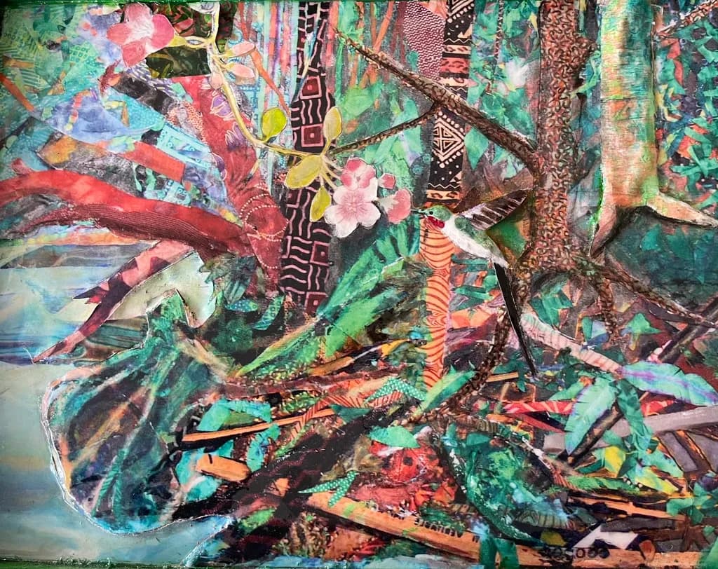 Forest Bird Blooms