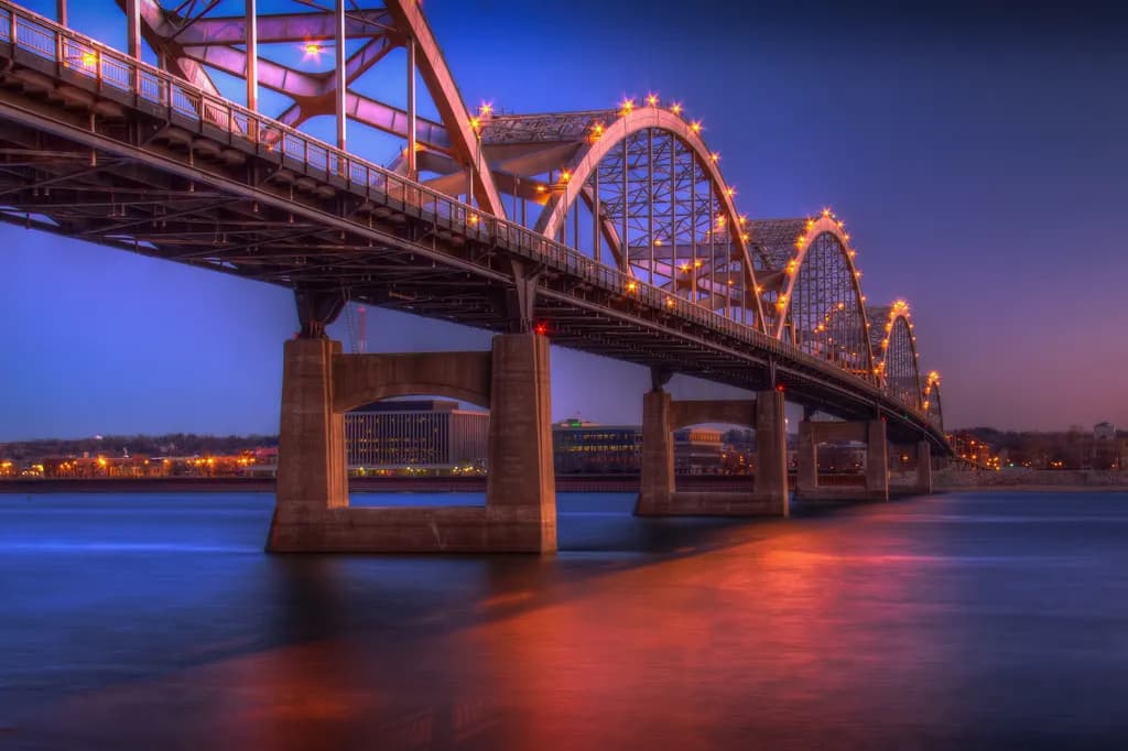 Blue Hour Centennial Glow