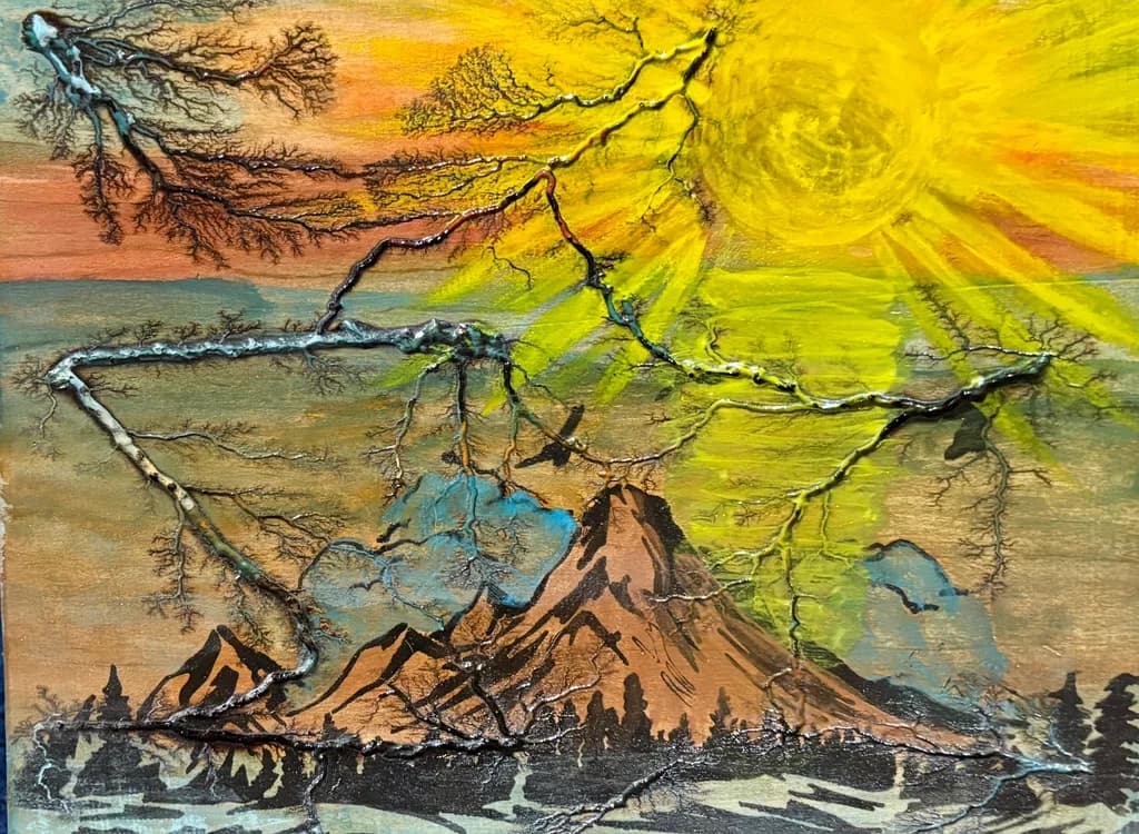 Electric Sunrise Peaks
