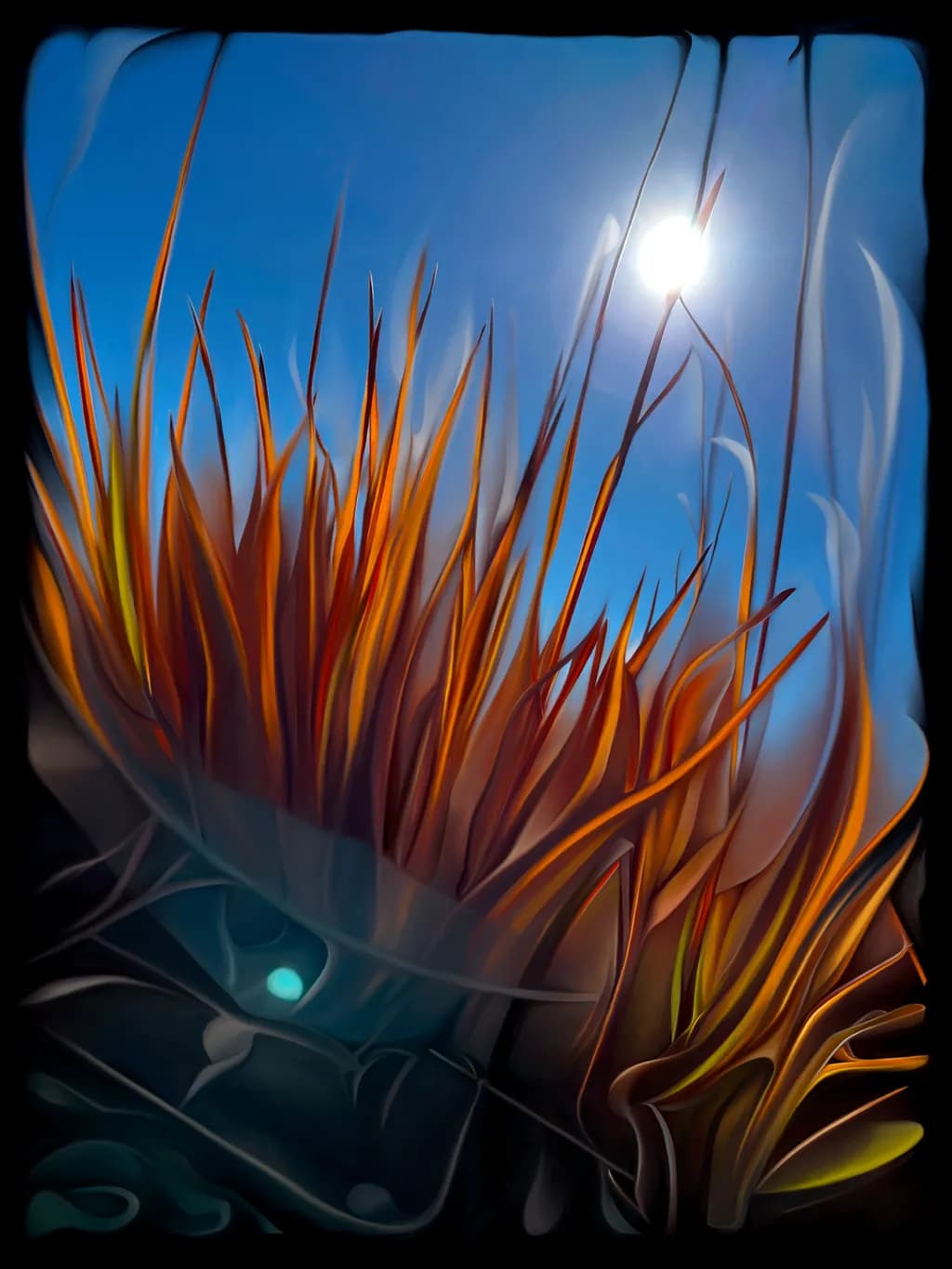 Sunlit Grasses