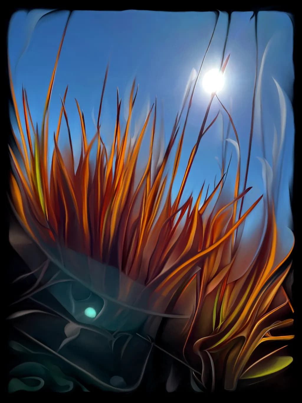 Sunlit Grasses