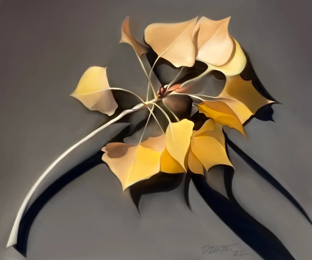 Autumn Leaf Composition