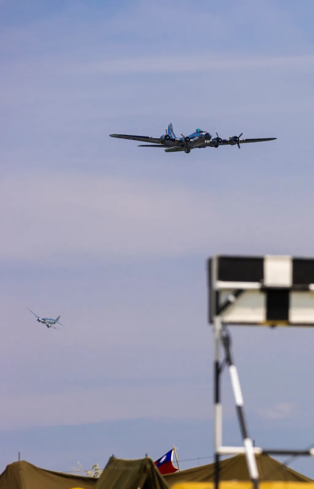 B-17 & C-47 flyby
