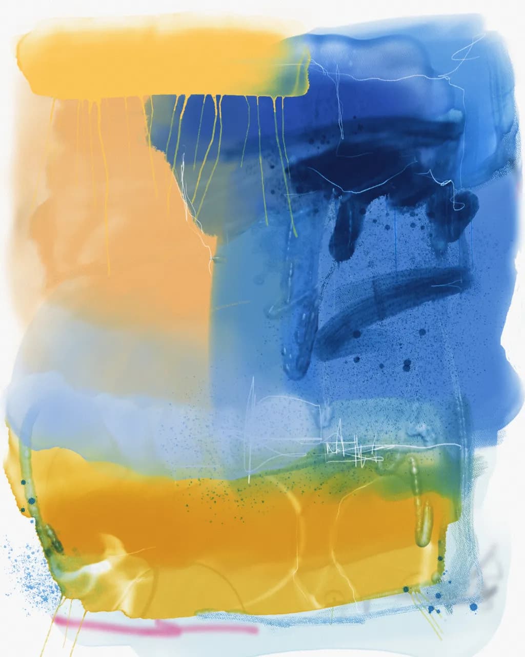 Blueberries and Orange Juice
