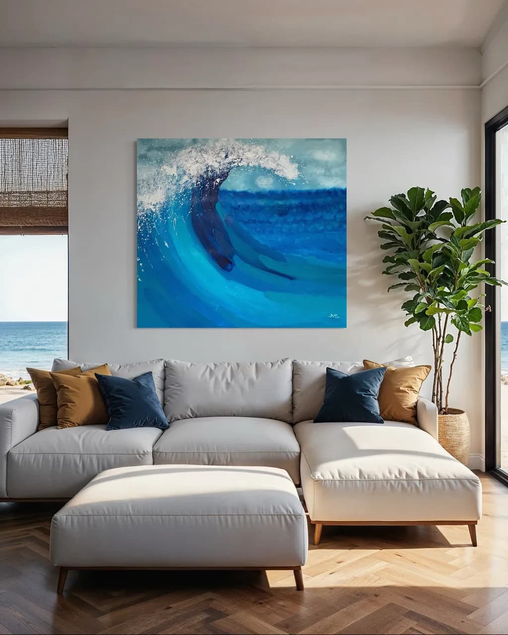 Cresting Blue