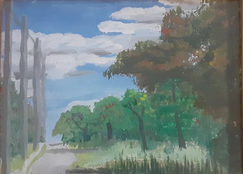 Whispers of Nature: A Serene Journey Through Trees and Sky