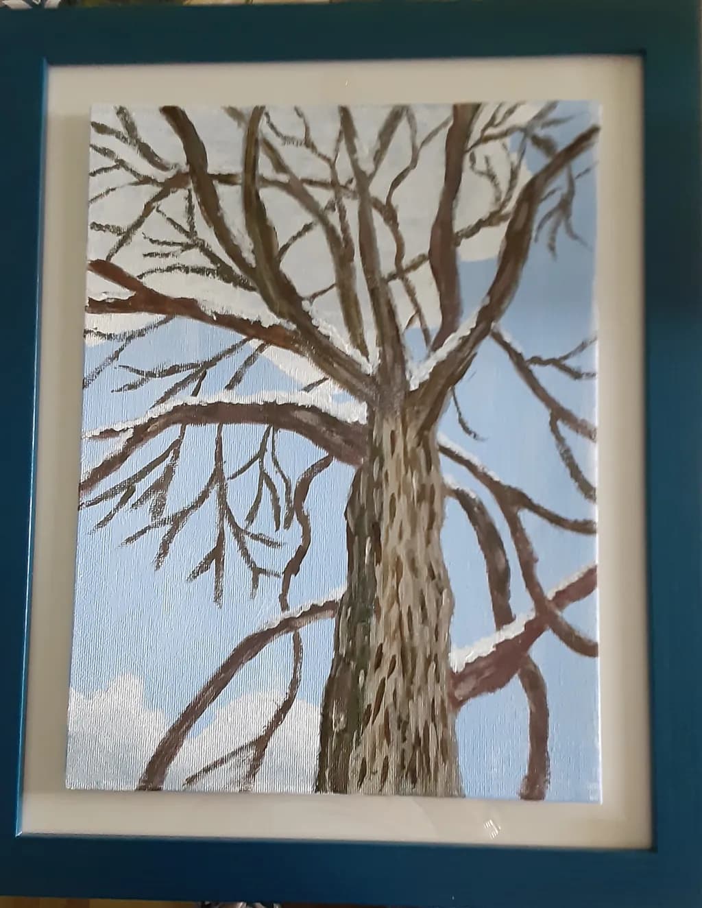 Whispers of Winter: A Majestic Tree Against the Sky