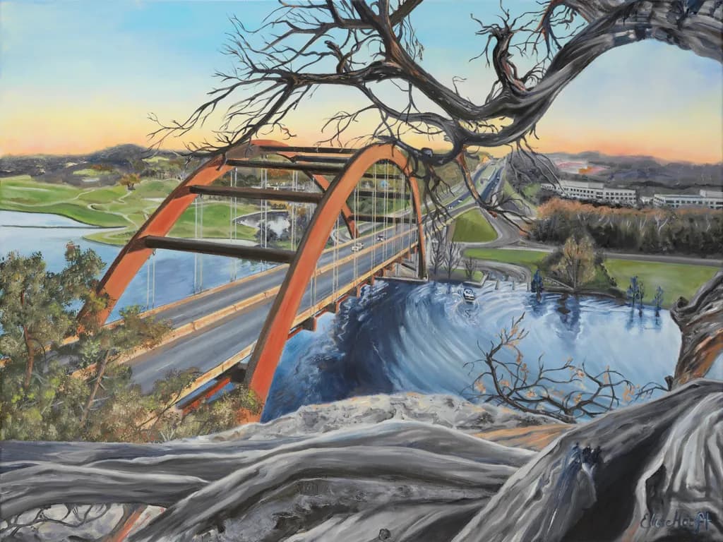 Pennybacker Bridge Sunset