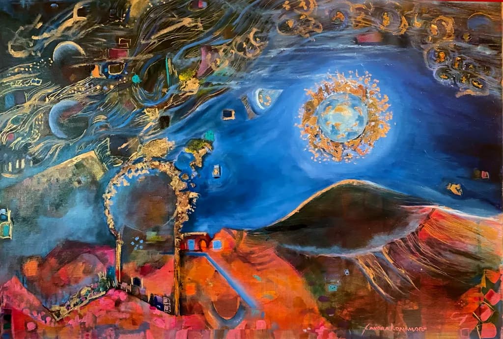 Where the Portal Meets the Stars: A Surreal Voyage of Discovery