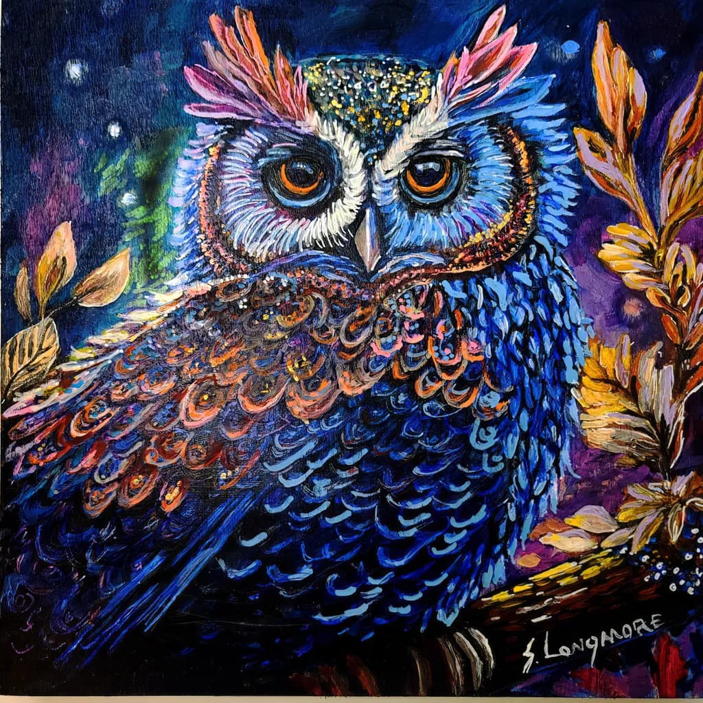 Thoughtful Ollie The Happy Owl
