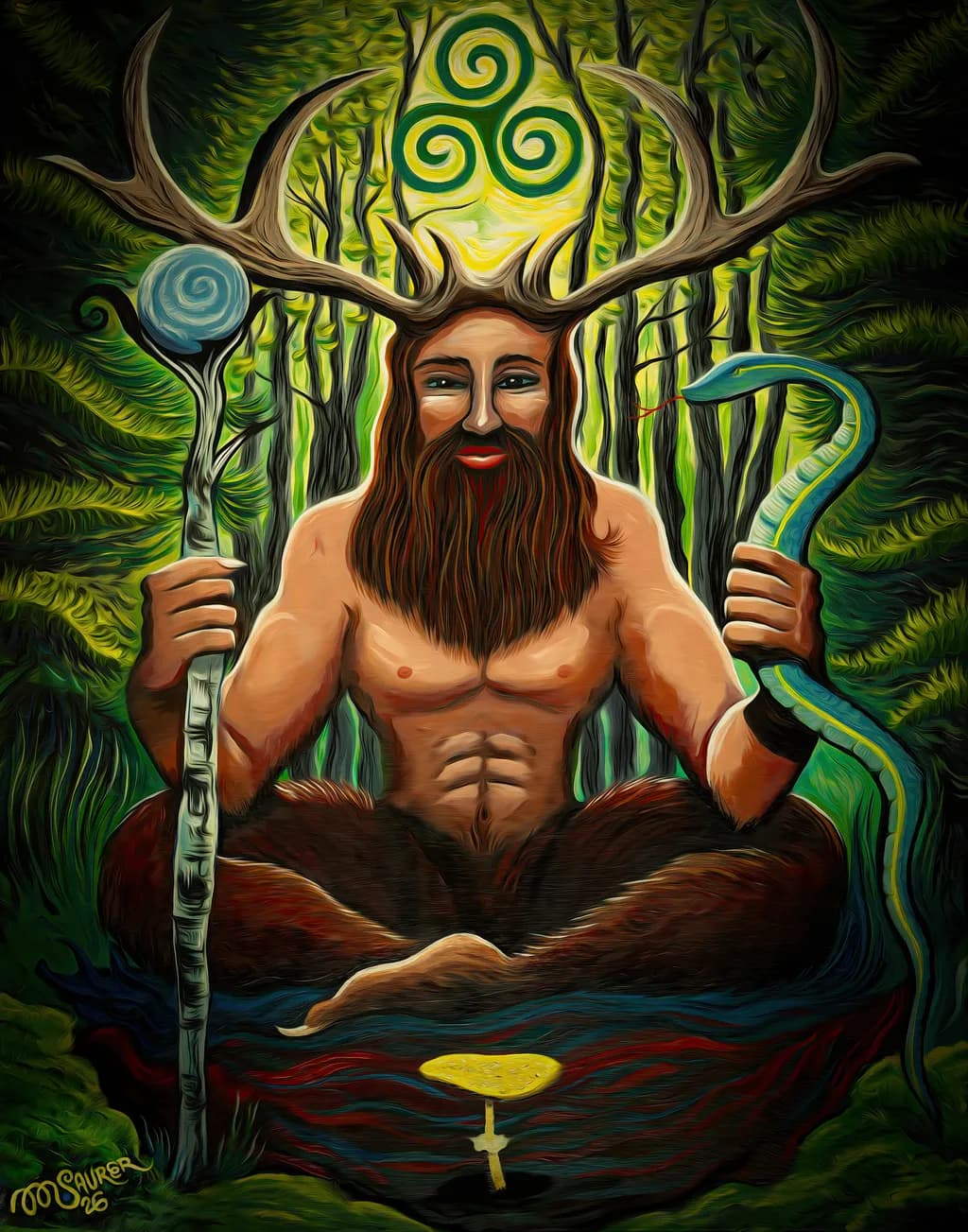 The Green Man (Cernunnos)