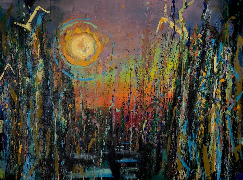 Moonrise over the Marsh