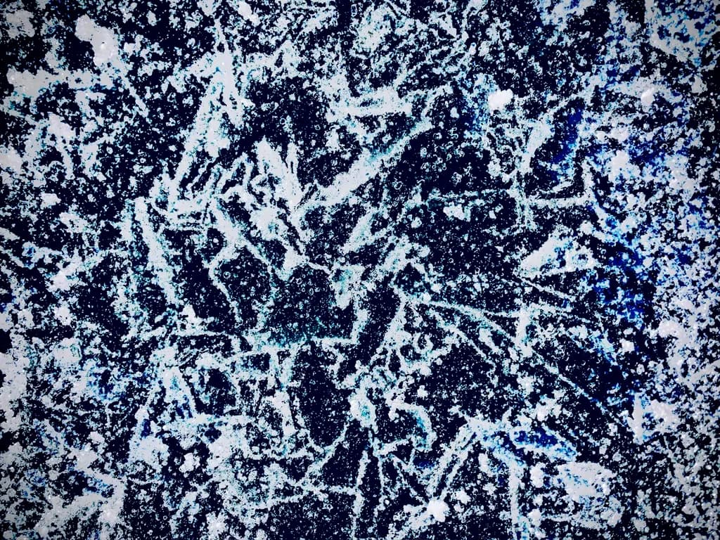 River Ice Patterns