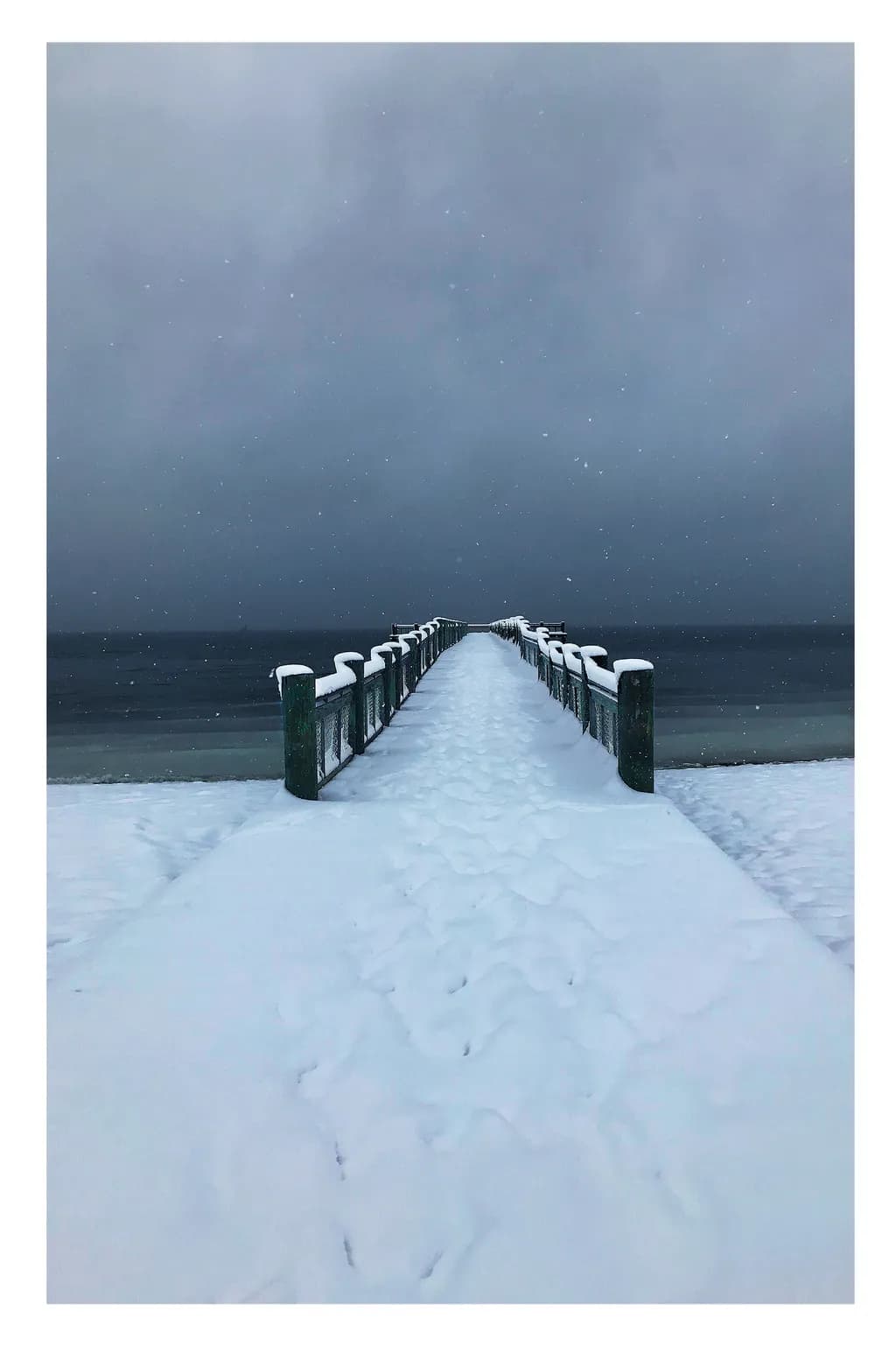 Snowbound Pier