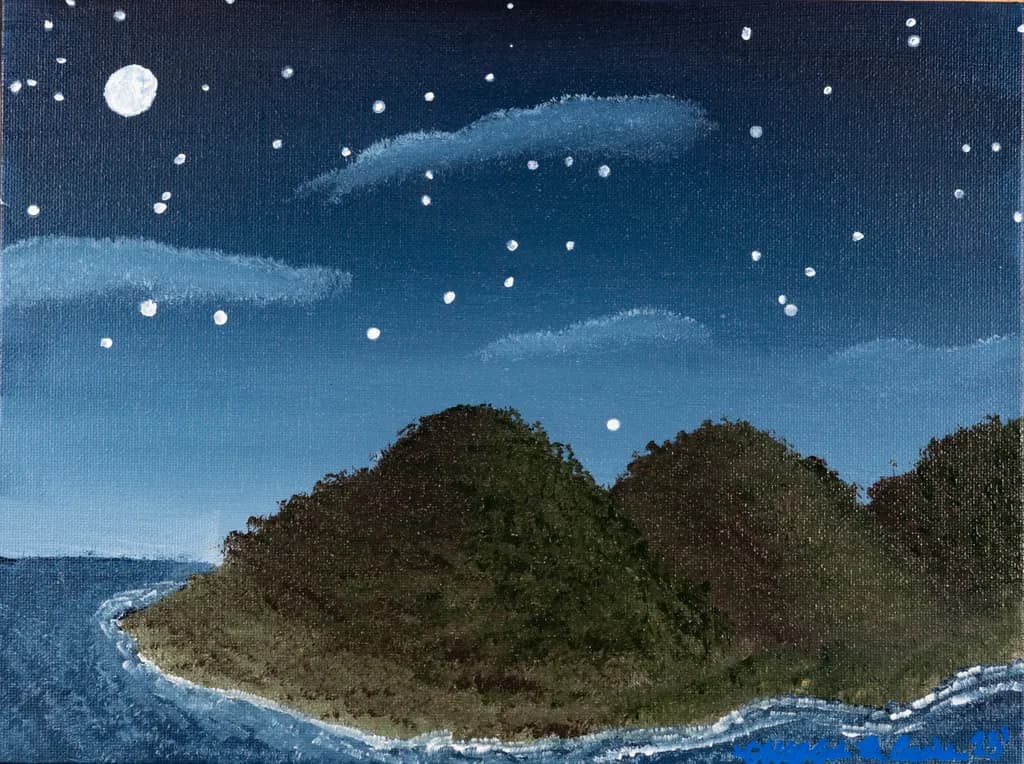 Coastal Night Sky