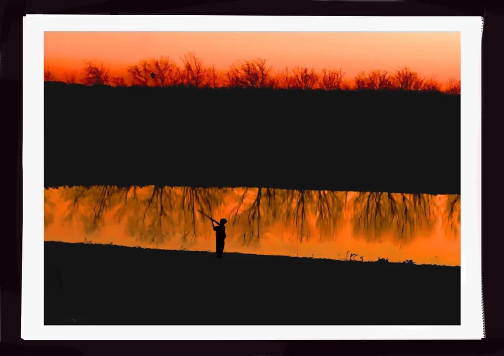 Rothko Pond Reflection