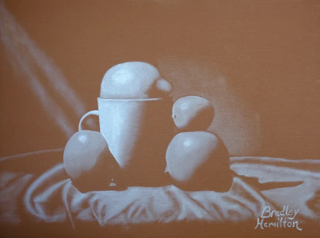 Still Life with Cup and Pears