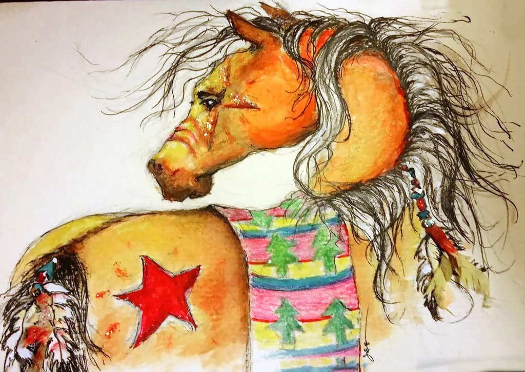 HORSE INDIAN