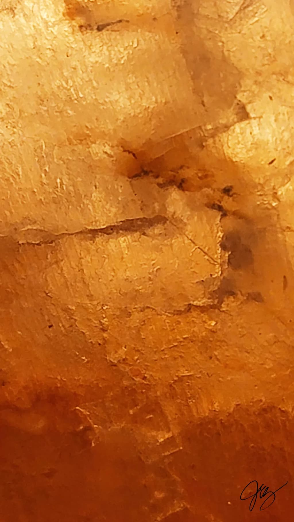 Golden Whispers: A Textured Journey Through Warm Hues and Subtle Depths