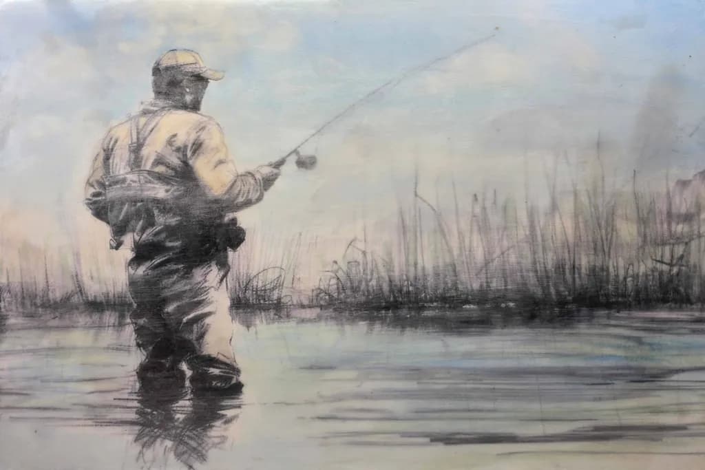 Casting Dreams: A Tranquil Moment in Nature's Embrace