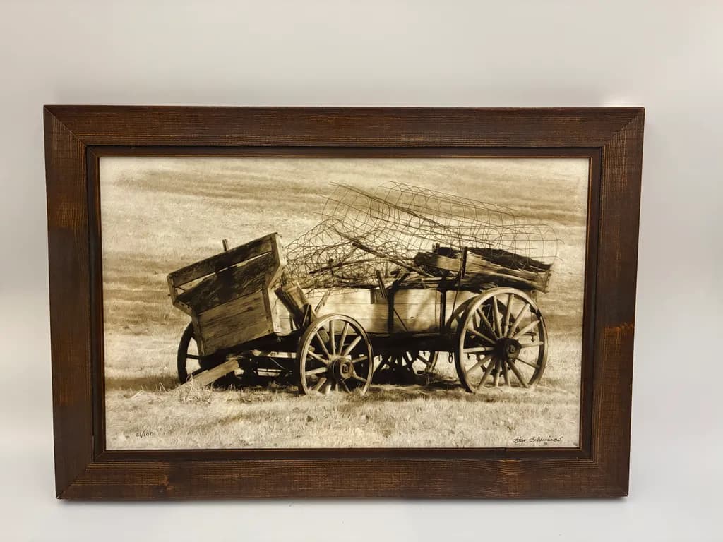 Rustic Wagon Scene