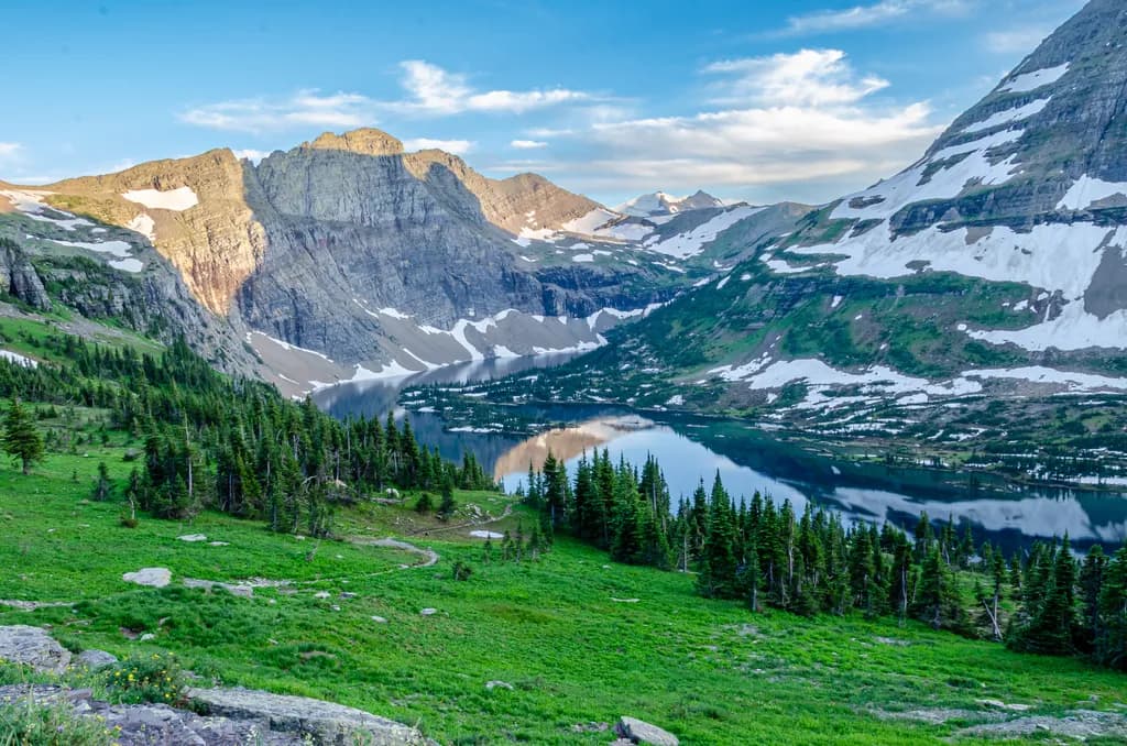 Mountain Reflection - Glacier National Park