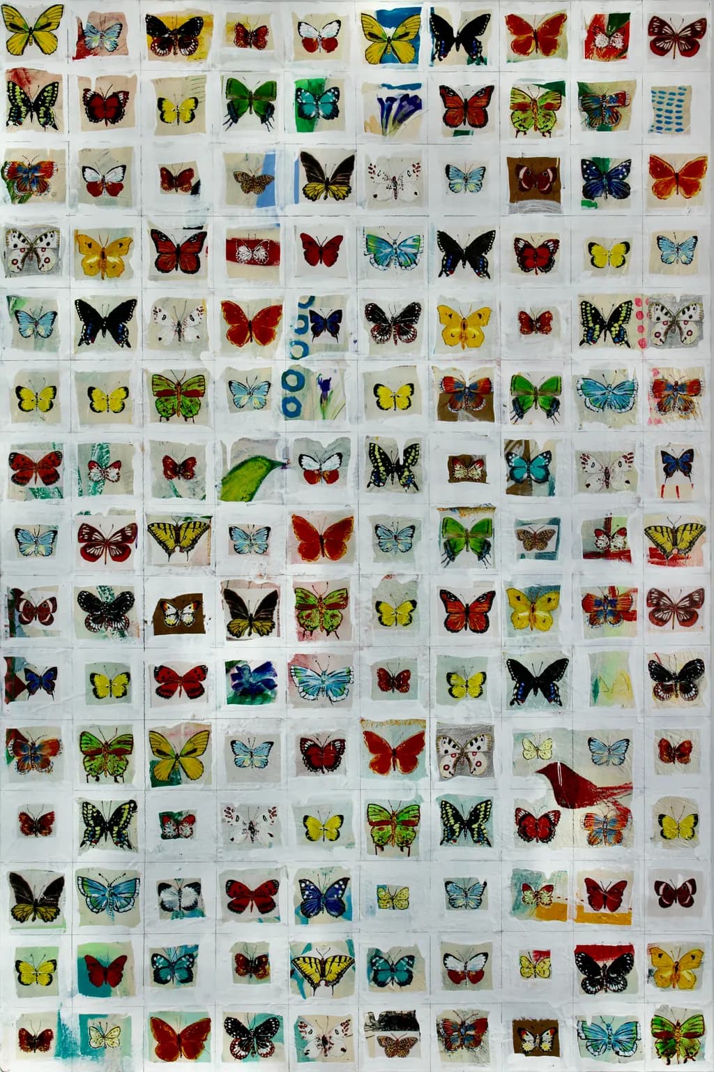Whispers of Color: A Kaleidoscope of Butterflies in Artful Harmony