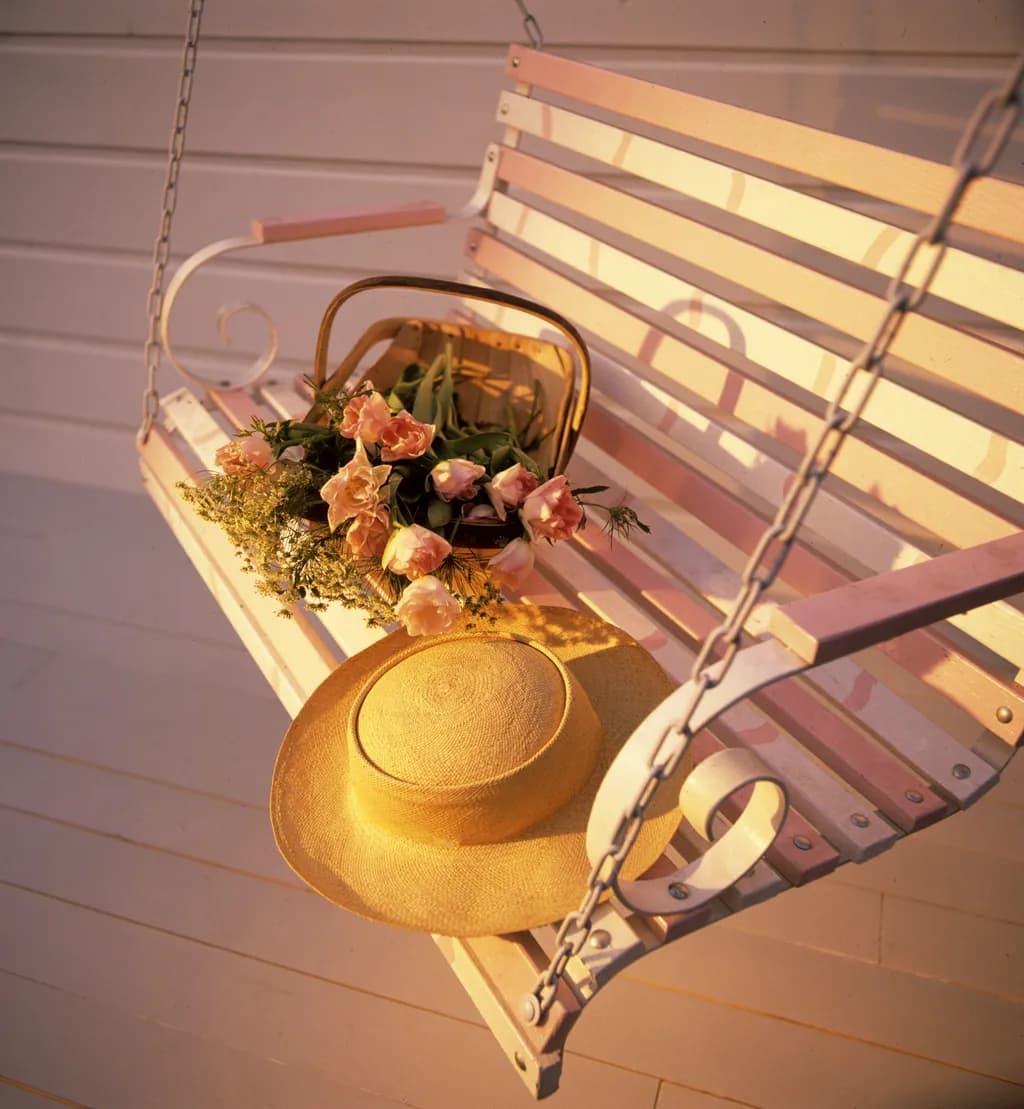 Flowers on Swing