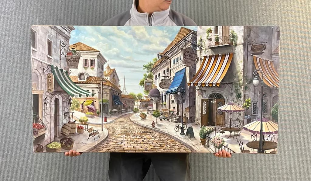 Cobblestone Café Street