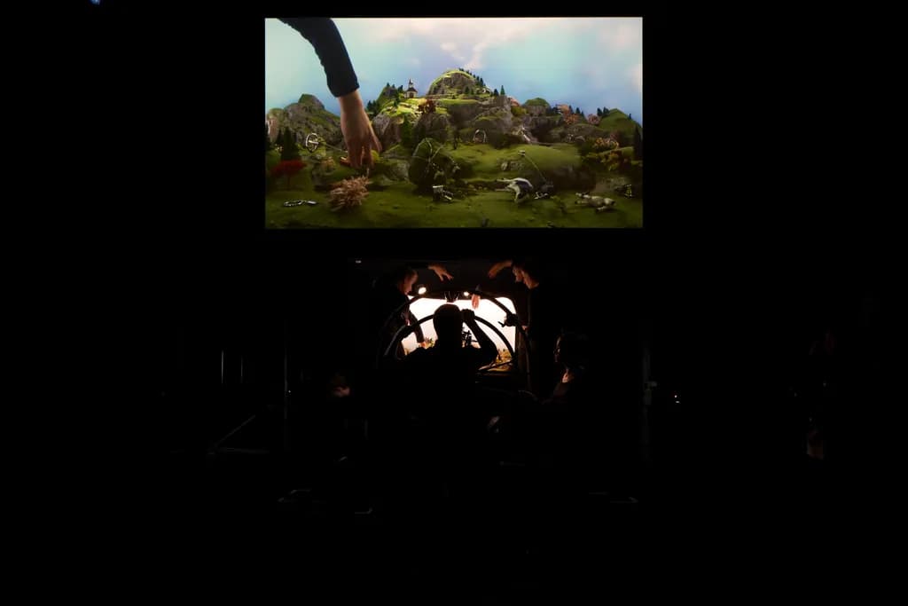 Reverse Gravity Scene