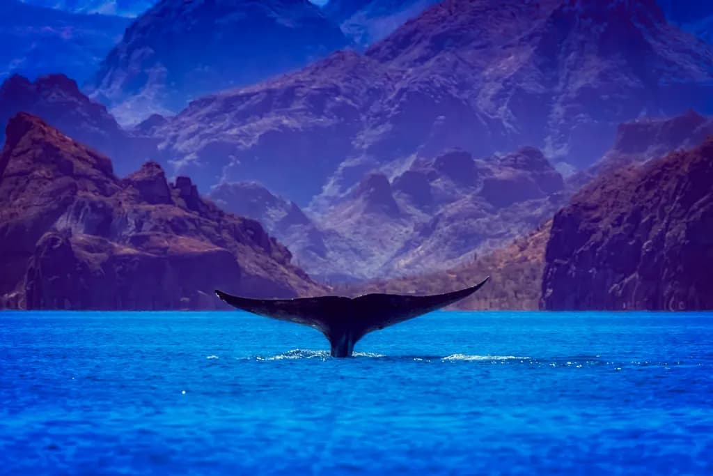 Blue Whale Photo, Loreto Mexico, Earths Largest Animal