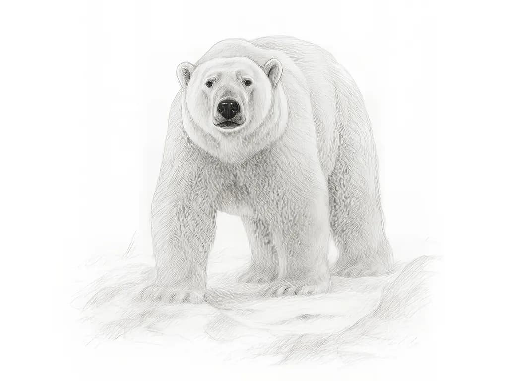Polar Bear Sketch