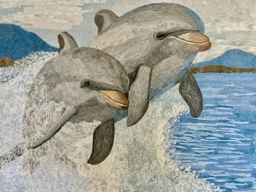 Dancing Waves: A Joyful Leap of Dolphins in Serene Waters