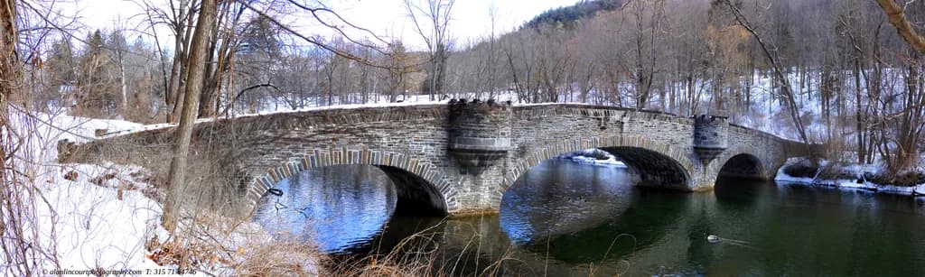 Bassett Stone Bridge Winter