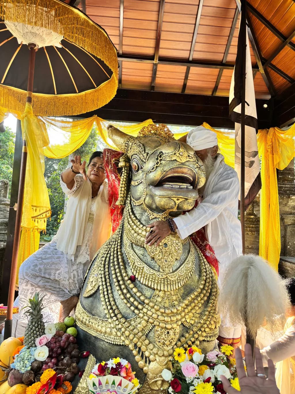 Golden Sacred Bull Ceremony