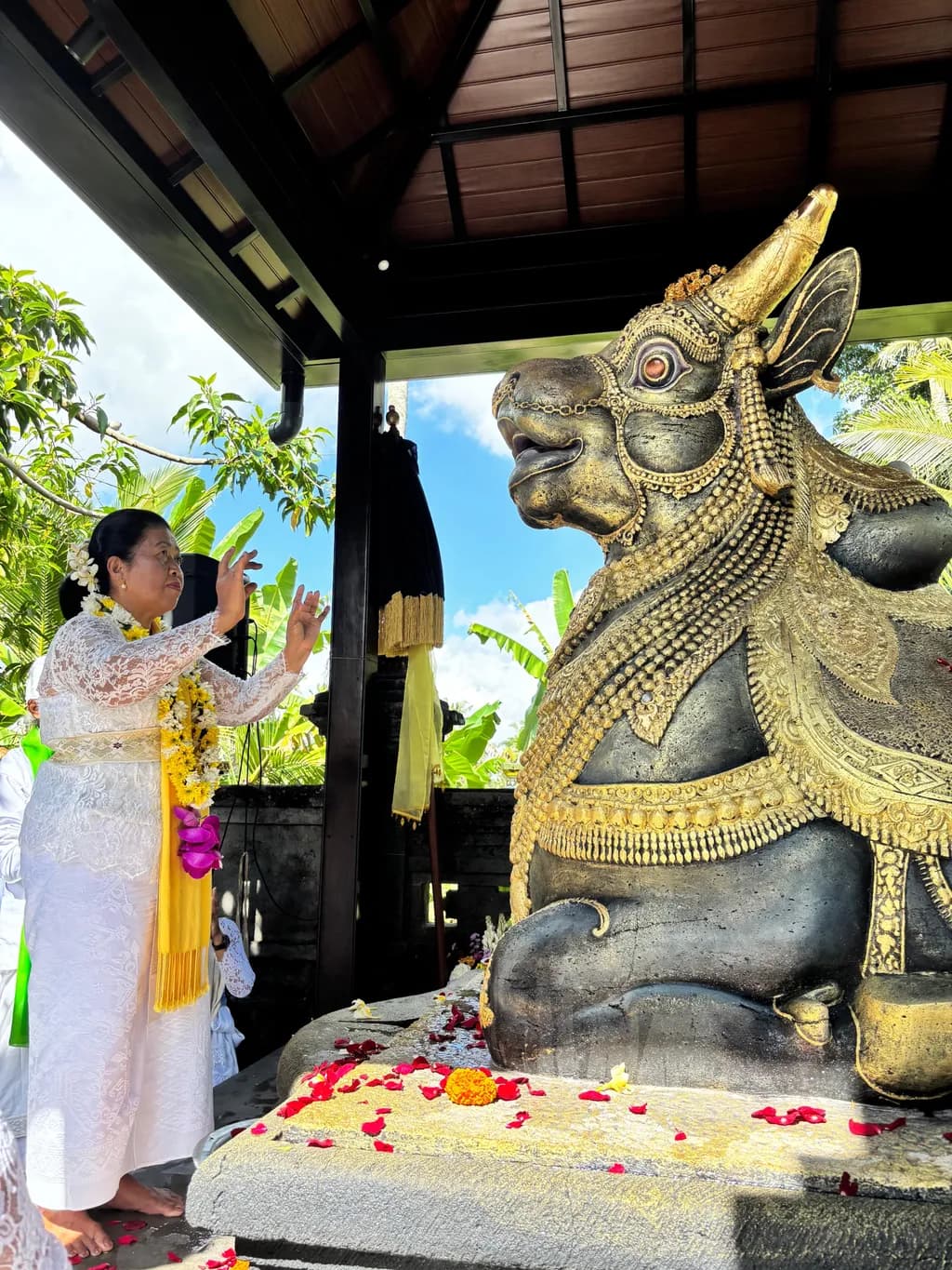 Golden Bull Statue Ritual