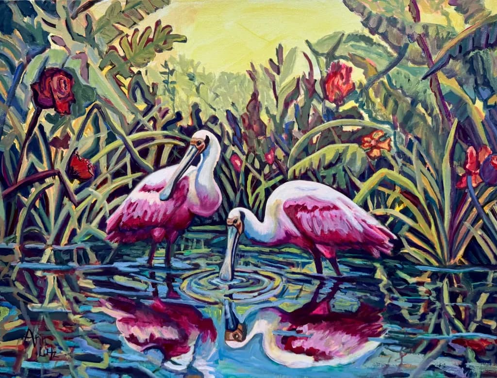 Roseate Reflections