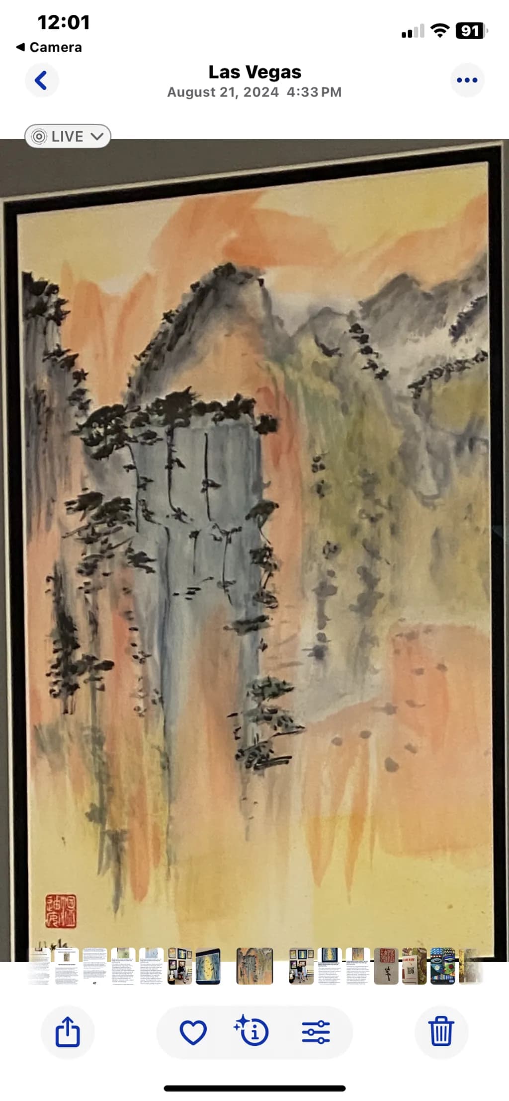 Mist and Stone Study