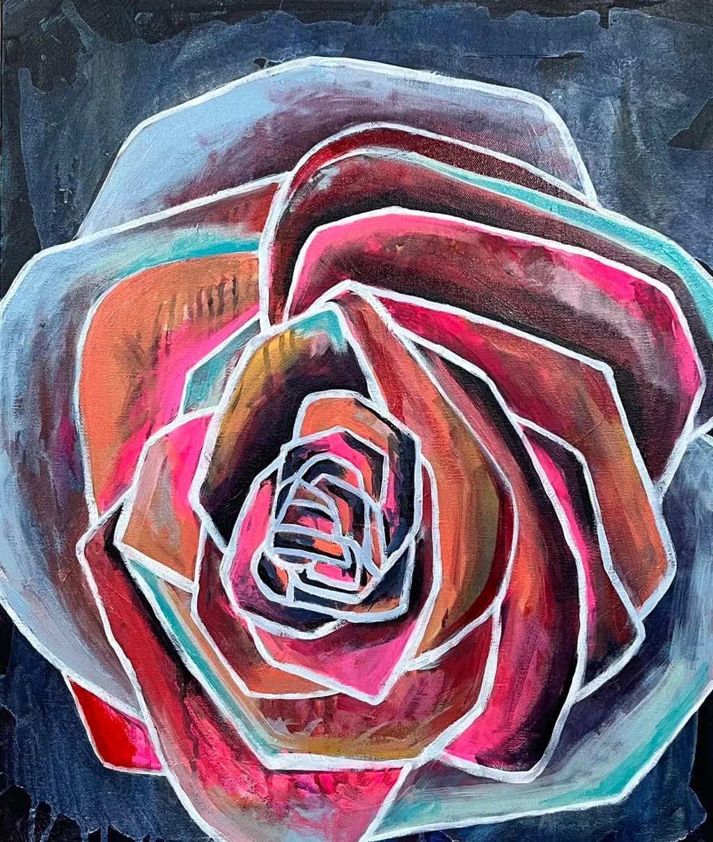 Colorful Rose