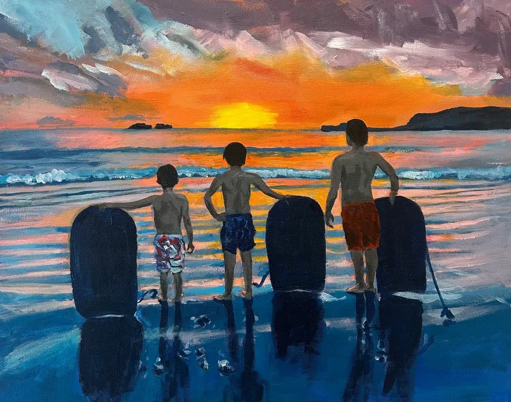 Sunset Surfers