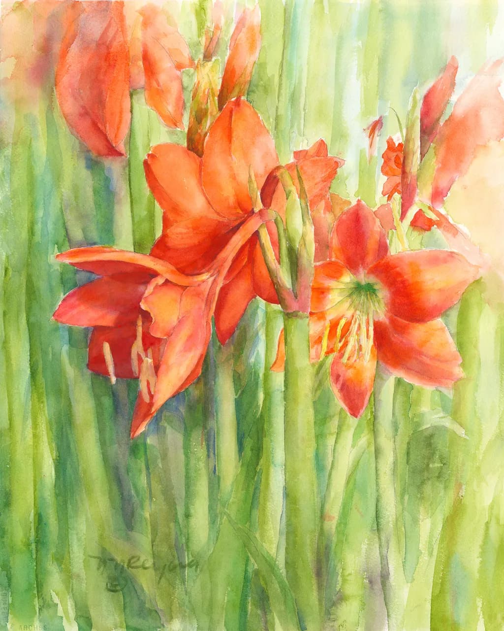Fiery Blossoms
