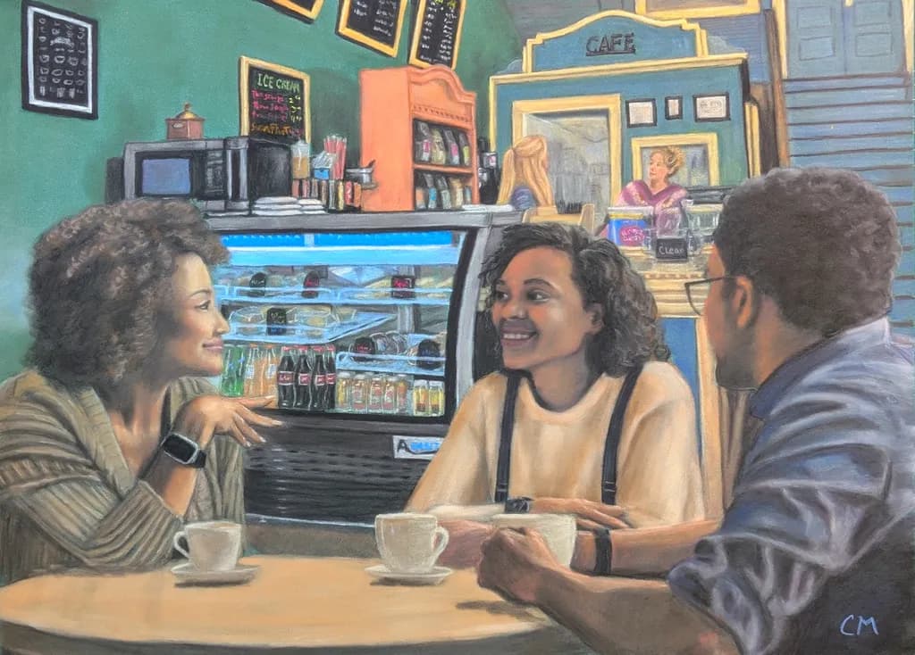Café Conversations: A Celebration of Friendship and Joyful Moments