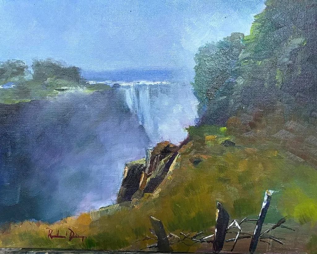 Misty Cascade View