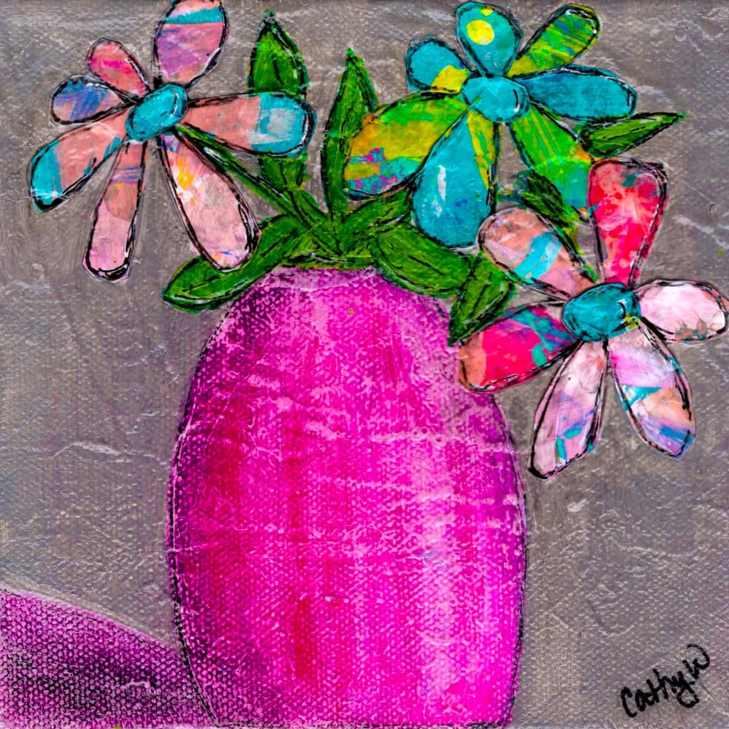 Funky Florals Pink