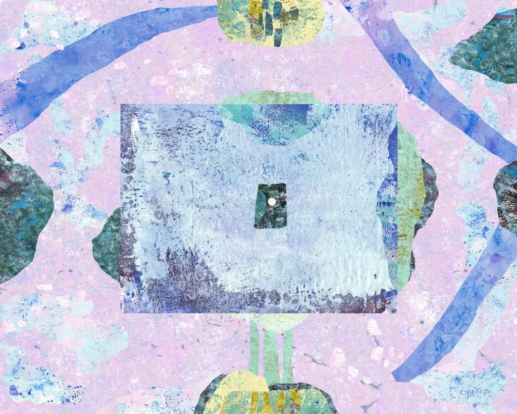 Pastel Geometry Collage