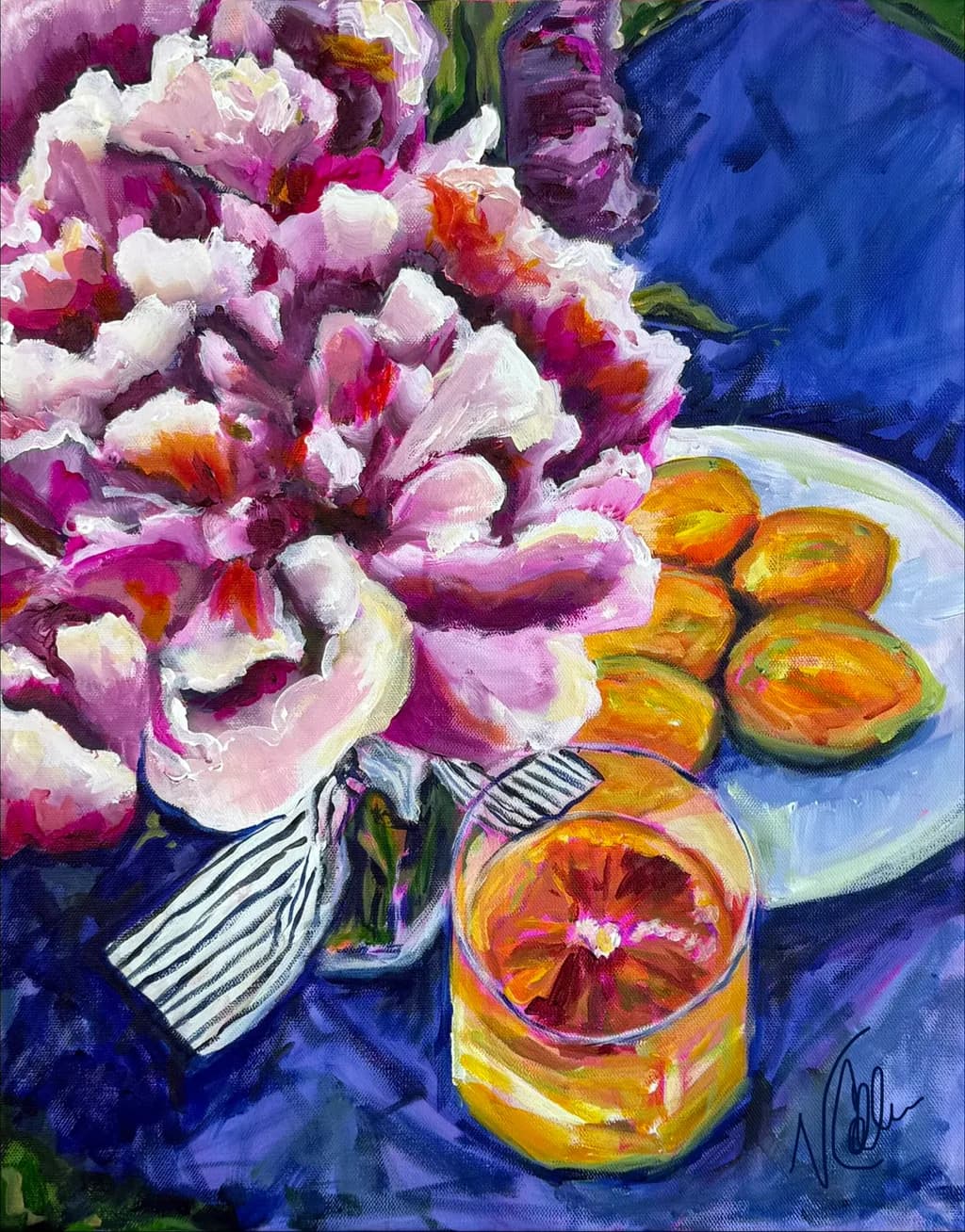 "Lemons and Peonies"