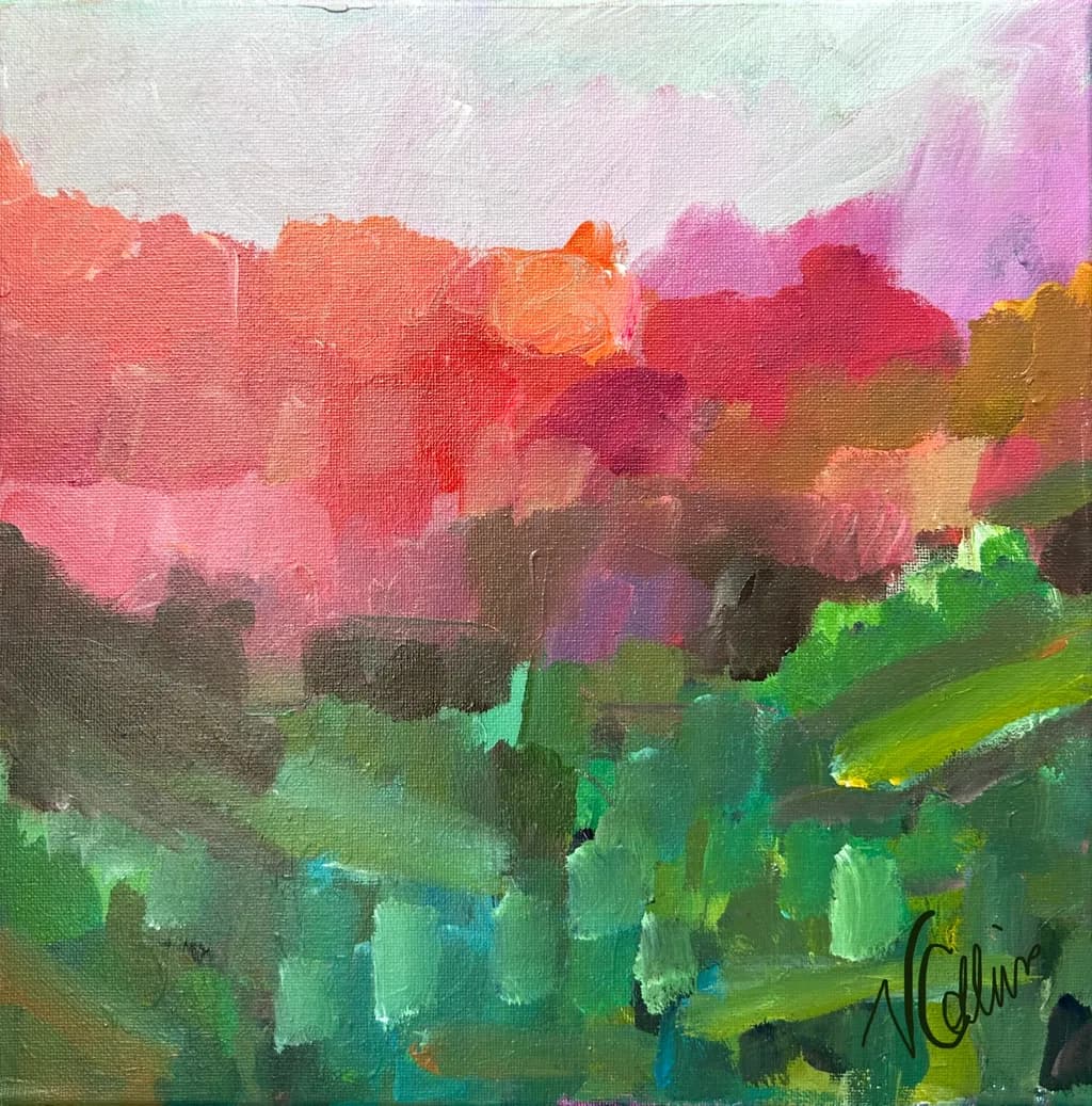 "Pink Sky Abstract"