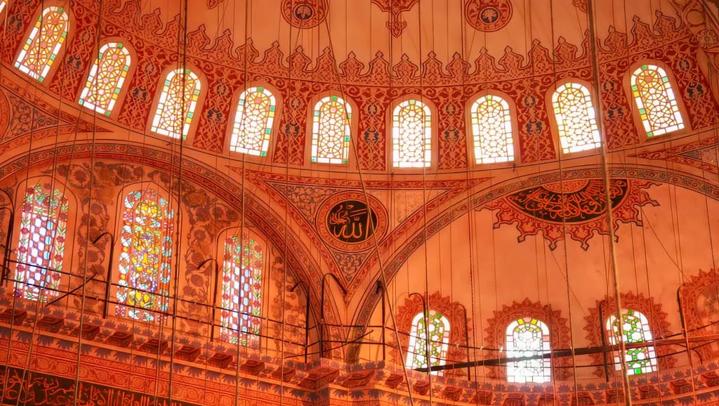Blue Mosque Interior Windows